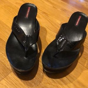Prada Platform Thongs